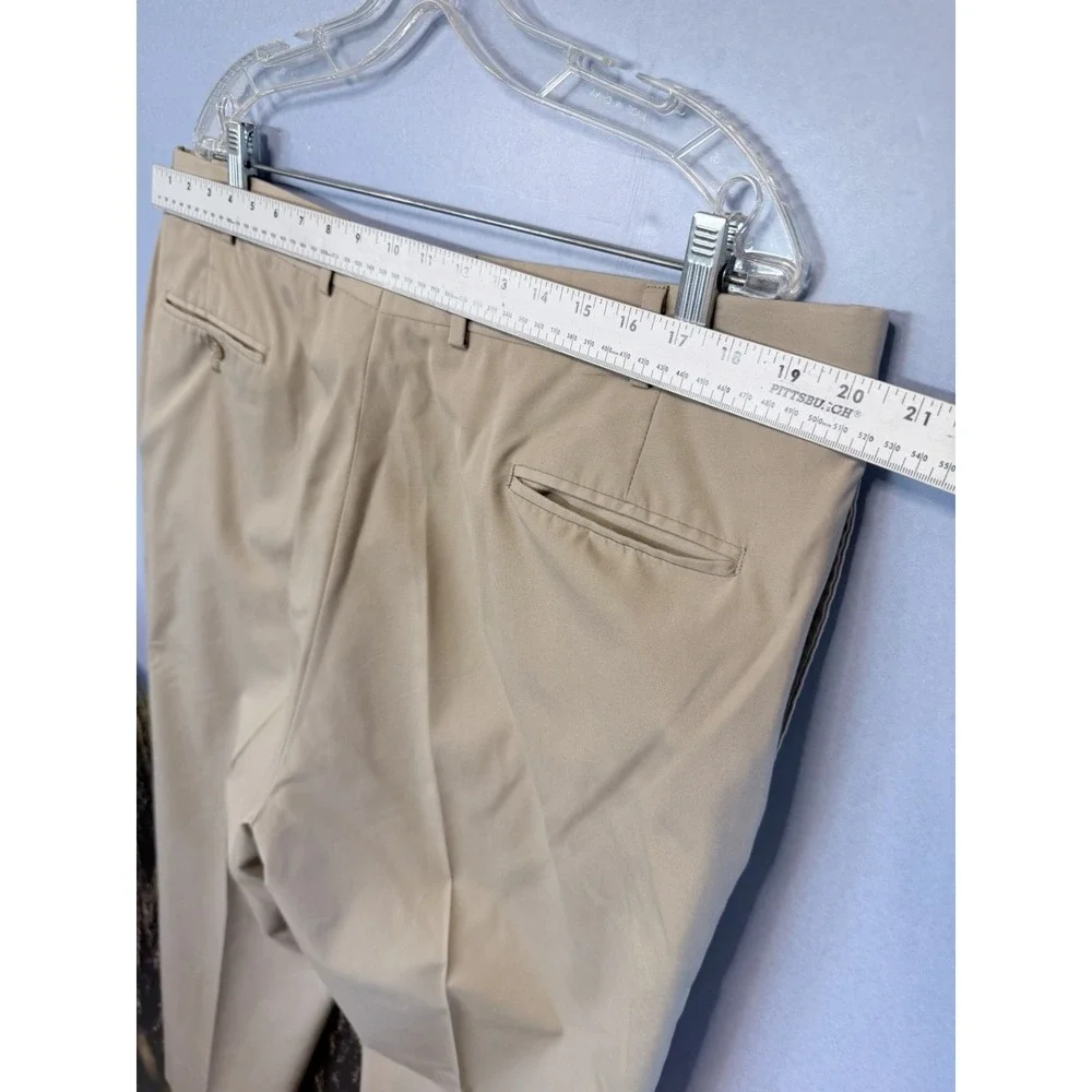 Vintage Brooks Brothers 2 PC Suit Khaki Chino Beige Tan 40x30 2XL